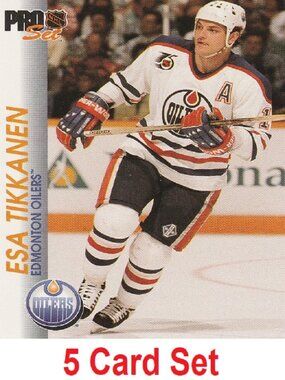 Esa Tikkanen Hockey Card Collection